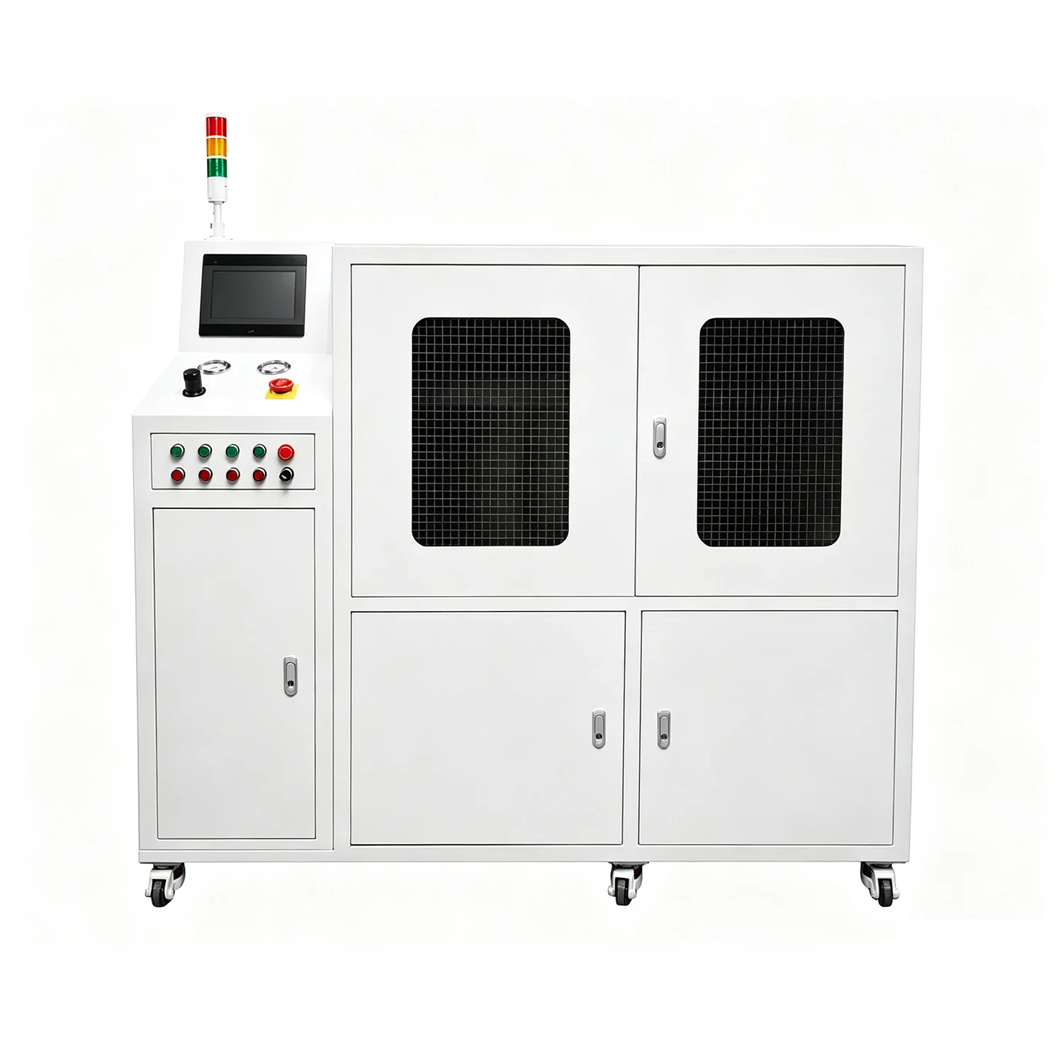 four channel liquid cooling plate leak test machine